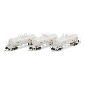 Athgn15332 Athearn N Scale 13 600-galon Acid Tank Utlx Rd# 11377 11760 11781