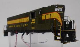 Athg-82262 Athearn Genesis Ho Scale Complete Shell Gp-9 Seaboard Coast Line #1006