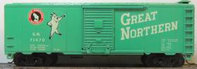 71470 Athearn Kar-line 185-1 Great Nortern Gr Een 40ft Sd Box Car Rtr Nib Mw Kds #