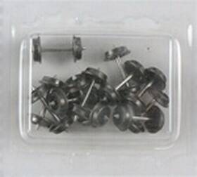 22036 Atlas N Scale 36ftft Blackened Metal Wheel Sets Pack Of 12