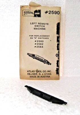 2590 Atlas N Scale Left Remote Switch Machine #2590