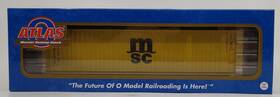 3006323-4 Atlas O Gauge Mediterranean 40ft Container #8651660 Ln/box