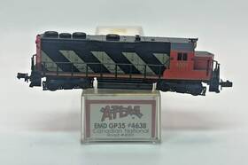 4001 Atlas 4638 N Scale Emd Gp35 #4638 Inch Canadian National Locomotive Road #4001 Orgbox B