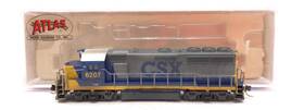 Gp-40-2 Atlas 48610 N Scale Custom Weathered Csx Diesel Locomotive #6207/box