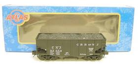 6762-1 Atlas O Gauge Central New Jersey 55-ton Die Cast Hopper #67074 - 3 Rail
