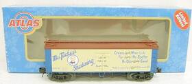 8020-2 Atlas O Mrs. Tuckers Shortening 36ft Refrigerator Car #101 3 Rail Ln/box