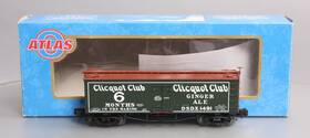 3-rail Atlas 8022-2 O Gauge Clicquot Club 36ft Refrigerator Car #1491 Ln/box