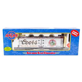 3-rail Atlas 8141-1 O Gauge Coors 40ft Wood Reefer Train Car # 5405 Limited Edition