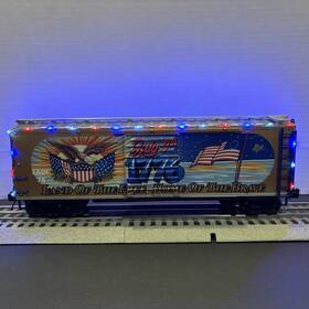 1776 Atlas 840245235320 O Premier 40ft Boxcar July 4th With Leds 2023 Eagl #76 Land Of The Free