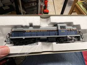 8454 Atlas Classic Ho #8454 Factory Painted Rs-3 Central Of Georgia #108 New Ob
