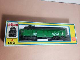 9794 Atlas / Kato 7049 Roco Ho Fp7 -burlington Northern- Bn Diesel Locomotive #9794