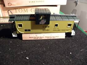 12561 Atlas O Cnw Lighted Caboose Tested &lites Look Never Ran - Fast Shipping