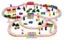 B014jgw1d4 Kids Destiny 100 Pc Wooden Toy Train Set-compatible With All Major Brands Including Thomas