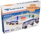 B01d6od9qs Daron Worldwide Trading Amtrak Wooden Train Set