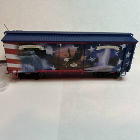 12-07965-010 Bachmann Hawthorne Village American Freedom Box Car On3o Scale Spirit Of America With Coa