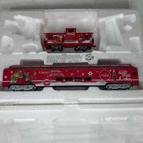 14-00772-007 Bachmann Coca Cola Ho Train Car Vista Dome Passenger And Caboose Hawthorne Village Parts
