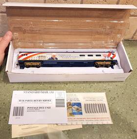14-01943-005 Bachmann Trump Express Freedom Combine Car 005 Hawthorne Village Bradford Exchange Coa