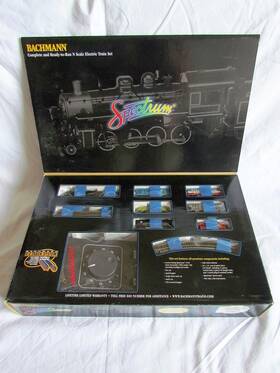 24122 Bachmann Spectrum Santa Fe Stationmaster N Scale Train Set Extra Track
