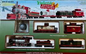25022 Bachmann On30 Yuletide Special Delivery Christmas Set With Bonus Lighted Caboose Ln