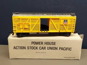 43-1070-01 Bachmann Ho Union Pacific Osl 47736 Action Unloading Stock Car Vintage Train