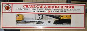 56-1210-01 Bachmann N Scale Crane Car And Boom Tender Union Pacific