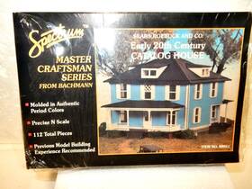 88051 Bachmann Spec. N Scale Sears Roebuck 20th Century Catalog House Kit- Un Built