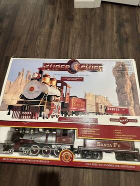 90091 Bachmann Big Hauler Super Chief G Scale Train Set Steam Locomotive Read