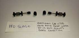 Ge-u33b Bachmann Worm Gears Mount Assembly For Ho Scale 0729 Ge U33b Diesel Locomotive