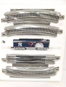 90182 Bachmann Spectrum Hawthorne Village New York Yankees Engine And Track Set With Coa Ho Lnib