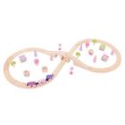 Bjt022 Bigjigs Rail Wooden Fairy Figure Of Eight Train Set Play