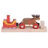 Bjt468 Bigjigs Rail Santa Sleigh With Reindeer Other Major 691621544686