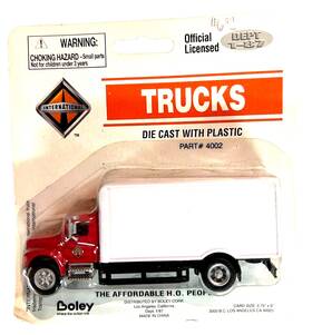 Boley 084495040024 Rtr International Box Truck Whitewith Red Cab Ho 1/87 Built For Layout