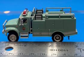 Boley 084495205935 International Two Man Cab Brush Fire Truck H.o. 1/87