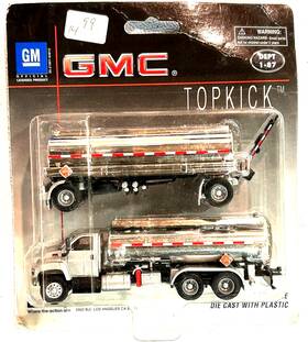 3018-66 Boley 084495301828 Rtr Ho 1/87 Gmc Topkick #3018-66 Fuel Truck Tankers Delivery On Layout