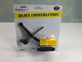 147041 Boley Ho Scale Heavy Duty Construction Shovel Yellow Read