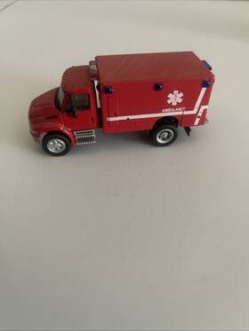4122-11 Boley #4122-11 2001 Ems Ambulance Red H.o. 1/87