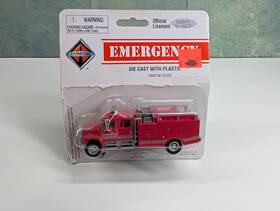 58380 Boley Ho International Emergency Crew Cab Brush Fire Truck Red Cab/body