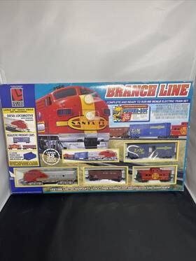 Branchline 077071214018 Life Like Trains Branch Line Ho Scale Electric Train Set Santa Fe