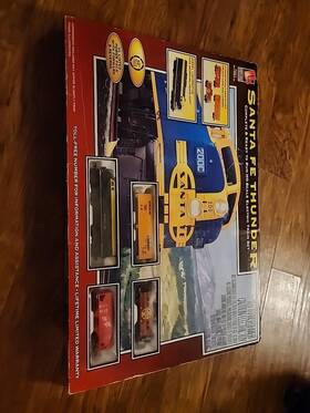 Branchline 616374051601 Vintage Life Like Branch Line Ho Scale Electric Train Set Sealed Nib Santa Fe