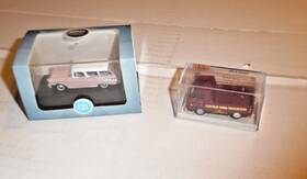 A-100 Brekina 34331 Dodge Pickup Little Red Wagon 1 87 Ho Scale Plus Oxford Car