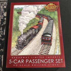 3-coaches Broadway Limited Imports 8964 Ho Bli Prr 5 Car Passenger Set Combine Observation Pennsylvania