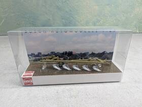 42850 Busch Used Ho Scale Green Tractor Plow Read Description