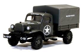 44003 Busch Dodge Power Wagon 1 87 Ho Plastic Military Police Built Rtr-display