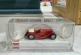 45907 Busch Ho Red Mg Midget Tc Cabrio Convertible Scale 1/87