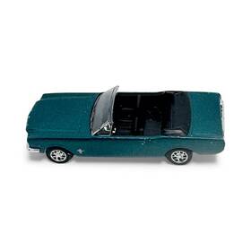 47505 Busch Ho Scale Teal Ford Mustang 64 Cabrio #47505