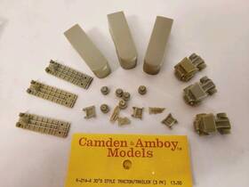 K-214 Camden & Amboy 3 And N Scale 1930s Tractor Trailer - 1 160 Resin