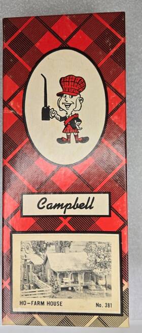 Campbell Scale Models 021808957723 381 Ho Farmhouse Building Kit