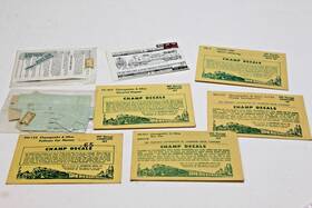 Hc-247 Champ Ho C&o Chesapeake And Ohio Box Car Hopper Pullman Loca Stock Train Toy Lot