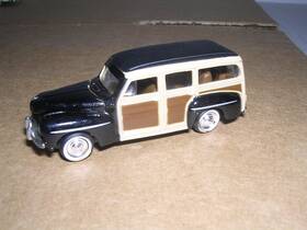 30107 Classic Metal Works C.m.w. Mini Metals #30107 1948 Ford Woody Wagon Inch Yellow H.o. 1 87