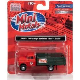 30661 Classic Metal Works Mini Metals Ho Scale Texaco 1957 Chevy Stakebed Truck #30661